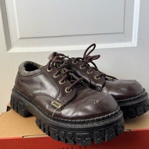 Bongo Ronnie Vintage Platform Chunky Oxfords